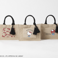 「ハローキティ」大人かわいいカジュアルトートやシェル型ポーチなど♪ 初夏のお出かけにぴったりアイテム登場