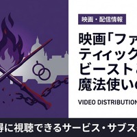 「ファンタスティック・ビーストと黒い魔法使いの誕生」の配信はどこで見れる？サブスク比較 画像