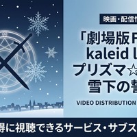 「劇場版Fate/kaleid liner プリズマ☆イリヤ 雪下の誓い」の配信はどこで見れる？おすすめサブスクを紹介 画像