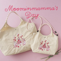 「ムーミン」母の日ギフトにぴったり♪ ムーミンママたちの刺繍がかわいい数量限定の新作バッグが登場！ 画像