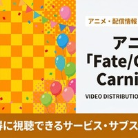 アニメ「Fate/Grand Carnival」の配信はどこで見れる？配信状況とおすすめサブスクまとめ 画像