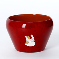 「夏目友人帳」ニャンコ先生、青森の伝統漆器・津軽塗とコラボ!? ニャンコ先生が大好きなお酒もたくさん飲めちゃう♪ 画像