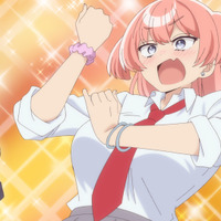 春アニメ「よわよわ先生」“つよつよギャル”椋林瑞希と立ち幅跳び測定!? 第2話先行カット 画像