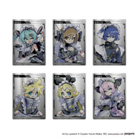 ミク、リンレンらがサイバーメイドに！「ピアプロキャラクターズ」描き下ろしイラストを使用したキラキラグッズ登場 画像