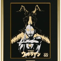 「ウルトラマン」バルタン星人、ゼットンが美しい水墨画に♪ 掛軸・箔押し作品登場