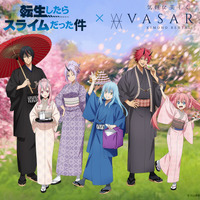 「転スラ」リムル、シオン、ベニマルたちが着物姿で上品に♪ “着物レンタルVASARA”コラボでオリジナルグッズも展開 画像