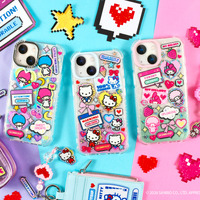 「サンリオ」ドット絵との組み合わせがキュート♪ゲームチックなグッズが登場！モバイルアクセサリーが4月26日より販売開始！ 画像