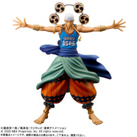 「ワンピース」ギア5ルフィがシュート！エネルはディフェンス!?「NBA」コラボフィギュア第1弾が登場 画像