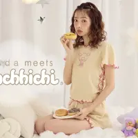 モンチッチがパステルカラーに！ファッションブランド「rienda」とコラボしたルームウェア発売 画像