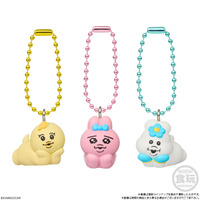 おぱんちゅうさぎ×んぽちゃむのマスコットが可愛い♪ 寝そべり、日焼けなど全9種がラインナップ