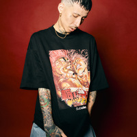 「刃牙」と「Subciety」のコラボアパレルアイテムが登場！ 花山薫の“侠客立ち”やコミックス37巻の躍動感あるイラストが◎ 画像