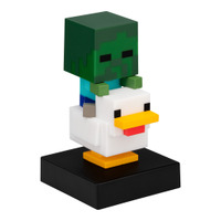 「マインクラフト」チキンジョッキーがフィギュアライトに！ ハチ＆クリーパーの“ふわふわライト”も登場 そのまま置いても可愛いインテリア 画像