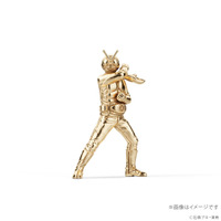 「仮面ライダー」旧1号&旧2号がゴールドでミニフィギュア化！シルバー製のショッカー戦闘員（骨）も 画像