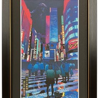 「ゴジラ」×浮世絵！新宿、道頓堀、そしてススキノにも…ネオン煌めく都市に再び“怪獣王”現る!! シリーズに新作登場 画像