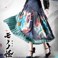 「劇場版モノノ怪 第三章 蛇神」“薬売り”と“神儀”をイメージ♪ 和装の美しさ×洋装のモード系を組み合わせた「MAYLA」コラボスカート登場