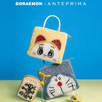 ドラえもん＆ドラミちゃんが、きらきらワイヤーバッグに☆ ひみつ道具“アンキパン”はポーチに!? 「アンテプリマ」コラボ登場 画像