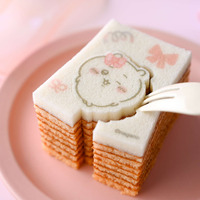 「ちいかわ」ハチワレ、うさぎたちがリボンおめかし♪ 可愛すぎて食べられない!! 「型ぬきバウム」登場 画像
