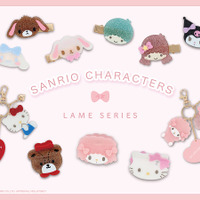 シナモン、クロミがキラキラ☆ 「サンリオ」ラメシリーズ登場！シュガーバニーズやリトルツインスターズがヘアクリップやバンスクリップ、チャームに 画像