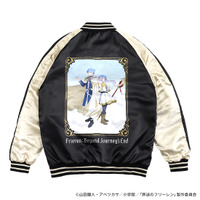 「葬送のフリーレン」フリーレン＆ヒンメル、アウラがリバーシブルスカジャンに！ 杖＆剣＆服従の天秤を立体刺繍で再現♪ 画像