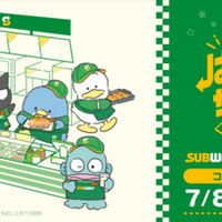 「サンリオ」“はぴだんぶい”がサブウェイと初コラボ！ 店員姿のポチャッコ、ばつ丸たちが可愛い限定オリジナルグッズがもらえる！ 画像