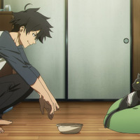 夏アニメ「BLACK TORCH」動物と話せる忍者の末裔・弐郎はある日、黒猫の羅睺を助け…？第1話先行カット 画像