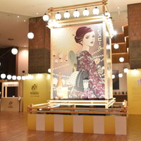 「矢沢あい×ヱビスビール」描き下ろし“浴衣”美人画で一杯♪ 限定ビール＆グッズも楽しめる“大人の夏祭り”をレポ 画像