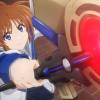 夏アニメ「なのはEXGV」EXCEEDSの駆除隊員として活動を始めたシイナは、橋から飛び降りようとする少女を見つけて助けに入ったのだが…第3話先行カット 画像