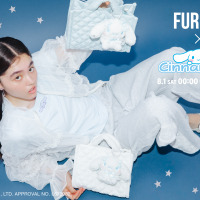 「シナモロール」ふわふわぬい付き2WAYバッグやビジューTシャツに心ときめく♪「FURFUR」初コラボ全3型が登場 画像