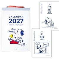 スヌーピーと365日を一緒に♪ 「PEANUTS」2027年カレンダー＆ダイアリー登場！ 初の日めくり＆メモ付き卓上カレンダーも 画像