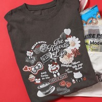 キティ、マイメロ、シナモンを大人可愛く着よう♪ アメコミ風＆お顔を隠しちゃった!?デザインのTシャツやチャーム登場【FREAK'S STORE】 画像