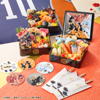 日向や研磨が描かれた重箱が欲しい☆ 大好評の「ハイキュー!! おせち」が今年も登場！ 烏野、鴎台、音駒、稲荷崎をイメージしたメニューで構成
