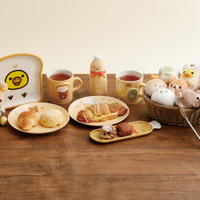 リラックマ＆すみっコぐらしと、いつでもパン屋さん気分♪可愛いキッチンアイテム、もちもち素材のぬいぐるみが新登場！ 画像