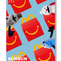 「ああ゛かわいぃぃぃ」「久しぶりにマック行かなくちゃ」パペットスンスンがマクドナルドのハッピーセットに初登場！8月28日より期間限定発売