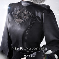 「ニーア オートマタ」2Bをイメージ！ヨルハ部隊のエンブレム、胸元デザイン…「MAYLA」アイコニックなブラウス登場 画像