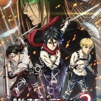 ゲーム「進撃の巨人３」MAPPA制作のオープニングアニメキービジュアル公開！ 背を向けるエレンと立ち向かうミカサ、アルミン、リヴァイに注目 画像