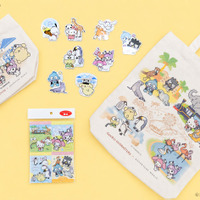 キティ、ポムポムプリン、ポチャッコたちが動物たちとエンジョイ☆「アドベンチャーワールド」限定コラボグッズが登場 画像