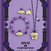 「サンリオ」ポムポムプリンがタキシード風スタイルでちょっぴりジェントルに♪「ANNA SUI」コラボアクセ登場 画像