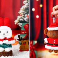 ミッフィーたちと一足早くクリスマス♪リースやツリーなど冬のモチーフを取り入れたぬいぐるみキーホルダーが可愛すぎる♪