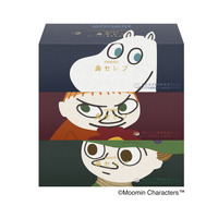 「ムーミン」×「鼻セレブ」コラボ第2弾！ リトルミイやスナフキンが秋色パッケージのティッシュに♪ 画像