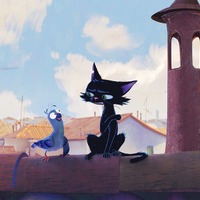 ディズニー＆ピクサー最新作「水の都のネロ」日本公開日は27年3月19日！ 黒猫“ネロ”と新キャラの鳩捉えた場面写真お披露目