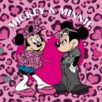 「ディズニー」ミッキー＆ミニーが平成ギャルカップルに!?フリュー限定オリジナルアート「ギャルっぽレオパード」のプライズが10月より登場