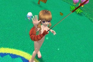 「スカッとゴルフ パンヤ」に　イカ娘ボイスクラブセット、ミニイカ娘マスコットが登場 画像