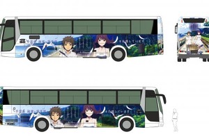 「打ち上げ花火」ラッピングバスが登場 ドラマ版ロケ地・千葉県旭市で運行 画像