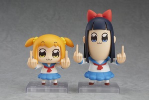 「ポプテピピック」ポプ子＆ピピ美のねんどろいどが再販決定！ あの名シーンも再現可能 画像