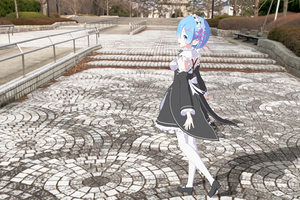 「Re:ゼロ」レムが現実に出てきた!? 等身大