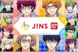 「A3!×JINS」イケメン劇団員をイメージした全20種のコラボ眼鏡 缶バッジも付属 画像