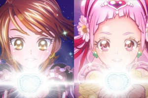 「映画プリキュア」キュアエール＆キュアブラックの“ミライクリスタル”が入場者特典に 画像