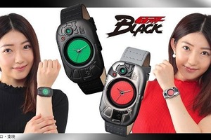 「仮面ライダー」BLACK＆シャドームーンの変身ベルトが腕時計に！変身ギミック搭載 画像