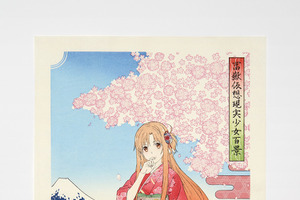 「SAO」アスナが400年前の“浮世絵木版画”にタイムスリップ!? 数量限定発売決定 画像