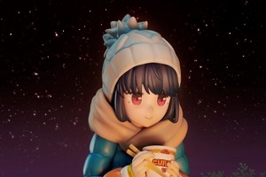 「ゆるキャン△」志摩リン、“カレーめん”を食べる姿がキュート♪ぬーどるストッパーフィギュア 画像